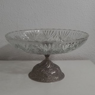 Centro de Mesa / Frutero Vintage Macizo - (31 cm)