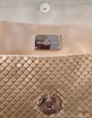 Bolso de fiesta dorado Bijou Brigitte