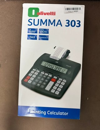 Calculadora Impresora Olivetti Summa 303