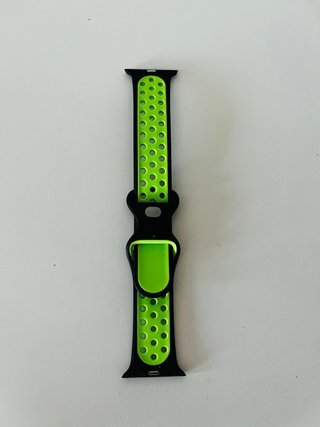 Correa Apple Watch Nike Negra y Verde