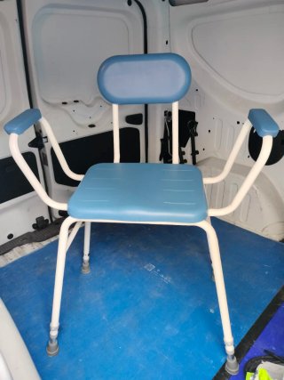 Silla ortopédica para la ducha