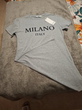 Vestido Gris MIA MIA