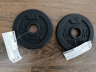 Par de discos Domyos 1kg