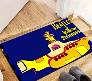Tappeto d'ingresso The Beatles Yellow Submarine, 40x60