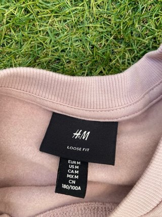 Pack 3 Sudaderas H&M Talla M – Rosa, Marrón y Gris