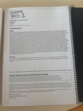 Learning skills for bachillerato 1 y 2