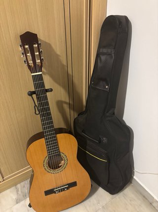 Guitarra Clásica Madera Clara