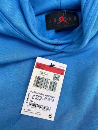 Sudadera Jordan Fleece Azul – Talla L – NUEVA
