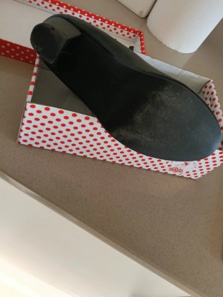 Tacones Flamenca Niña Talla 34 Negros