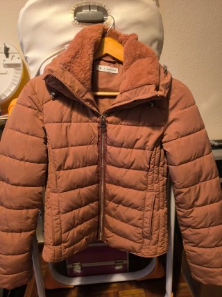 Cazadora rosa talla S