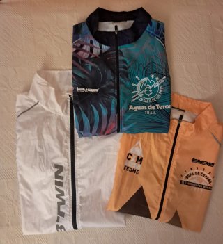 Lote 3 Chalecos Running/Ciclismo/Montaña/Trail. S.