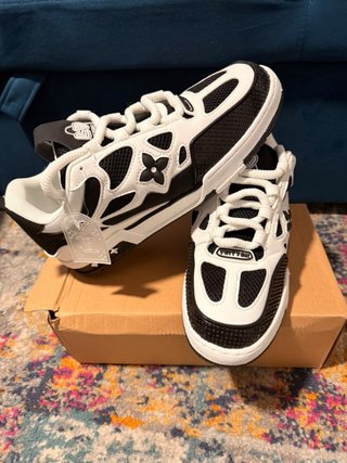 Zapatillas Louis Vuitton Blanco y Negro