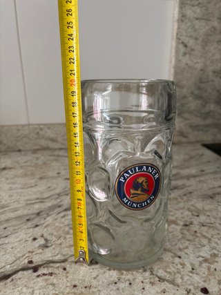 Jarra de Cerveza Paulaner Múnchen Vidrio