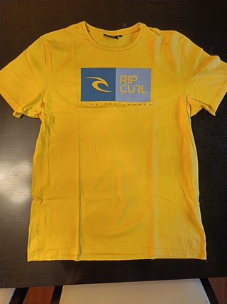 Camiseta Rip Curl Talla M Amarilla
