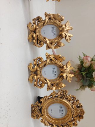 Cornici portafoto oro stile barocco