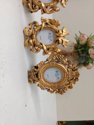 Cornici portafoto oro stile barocco