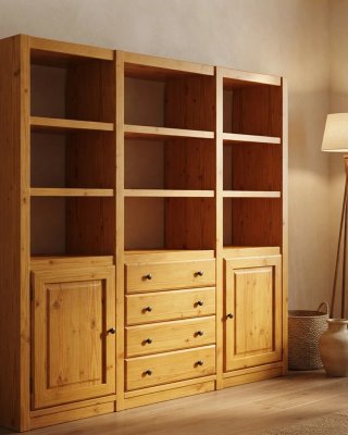 ESTANTERIA MODULAR SALOULAR DE MADERA