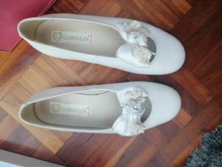 Zapatos de Comunión Garvalin Blancos, talla 33,34