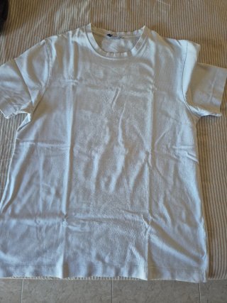 Camiseta básica hombre blanca