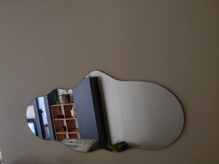 Specchio di design irregolare