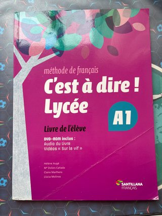 Libro de texto de francés para bachillerato, A1