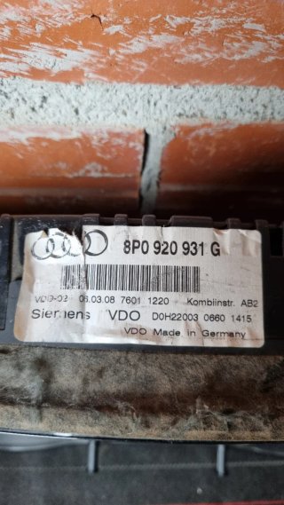 Cuadro Instrumentos Audi A3 S-line (8P0920931)