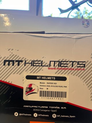 Casco Rosa MT Helmets Rapide Talla M