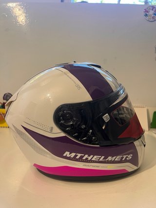 Casco Rosa MT Helmets Rapide Talla M