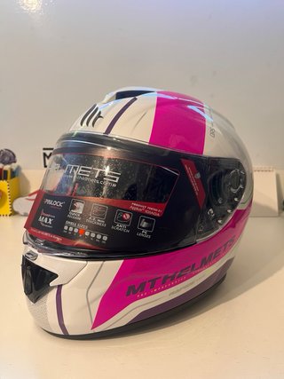Casco Rosa MT Helmets Rapide Talla M