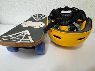 PATINETE SKATE NIÑOS 3-4 AÑOS SPIDERMAN +CASCO BTW