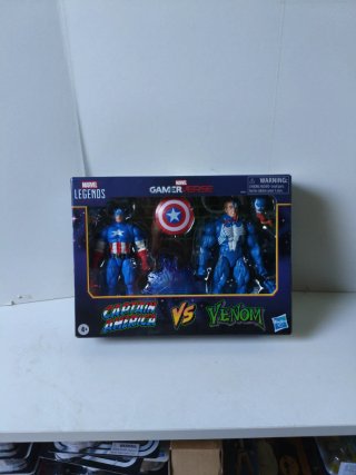 Marvel Legends Capitán América vs Venom
