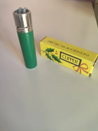 Mechero Clipper Colección Años 70. En caja Navidad