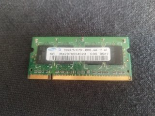 Memoria RAM Samsung 512MB PC2-4200S