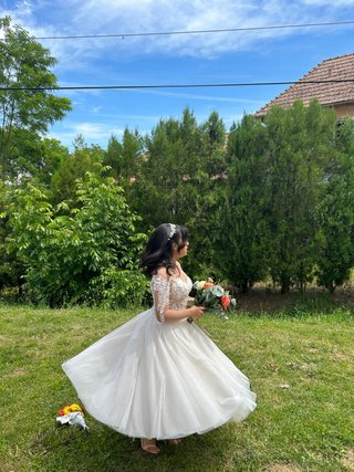 Vestido de novia blanco Solo burruiana,personal