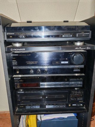 Set HiFi Pioneer Vintage + Giradischi + Mobile