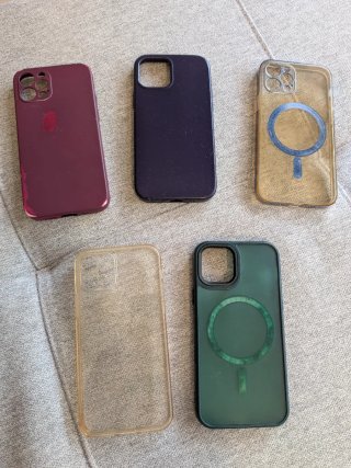 Lote de 5 fundas para iPhone 12 Pro