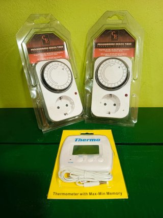 2x1 OFERTÓN temporizador analógico + termómetro