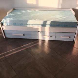 Conjunto Juvenil cama y escritorio
