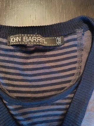 Jersey John Barritt Azul y Gris