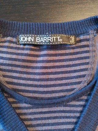 Jersey John Barritt Azul y Gris