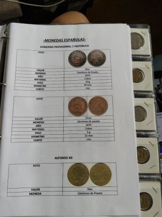 Colección de Monedas Internacionales y Españolas