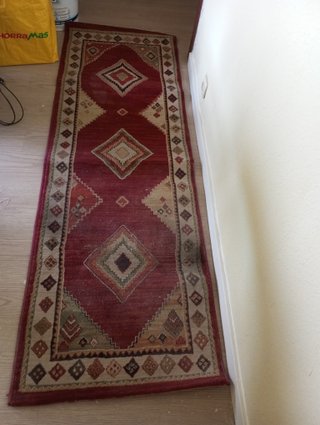 Alfombra de tela con relieve