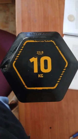 Mancuerna Hexagonal 10 kg