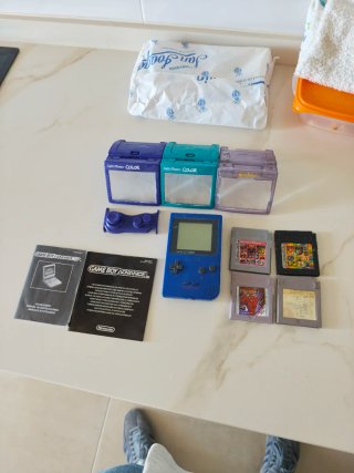 Lote Game Boy Pocket Nintendo Azul/Morado