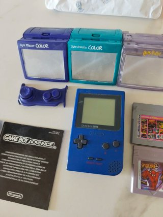 Lote Game Boy Pocket Nintendo Azul/Morado