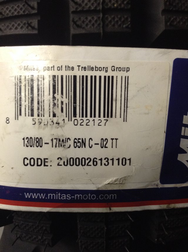 RUEDA OFF ROAD 130/80-17 -OFERTA -envio incluido