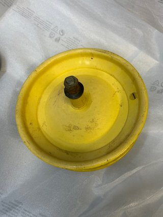 Cerchione per carriola giallo