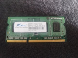 Memoria RAM DDR3 1GB 1333MHz ASint