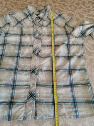 Camicia donna a quadri no stiro