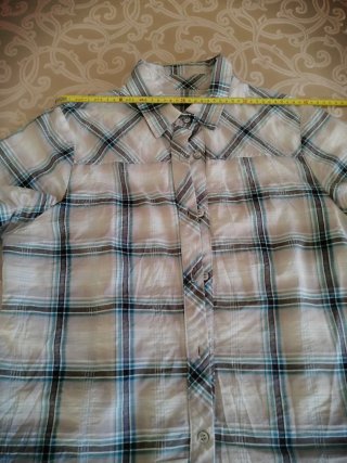 Camicia donna a quadri no stiro